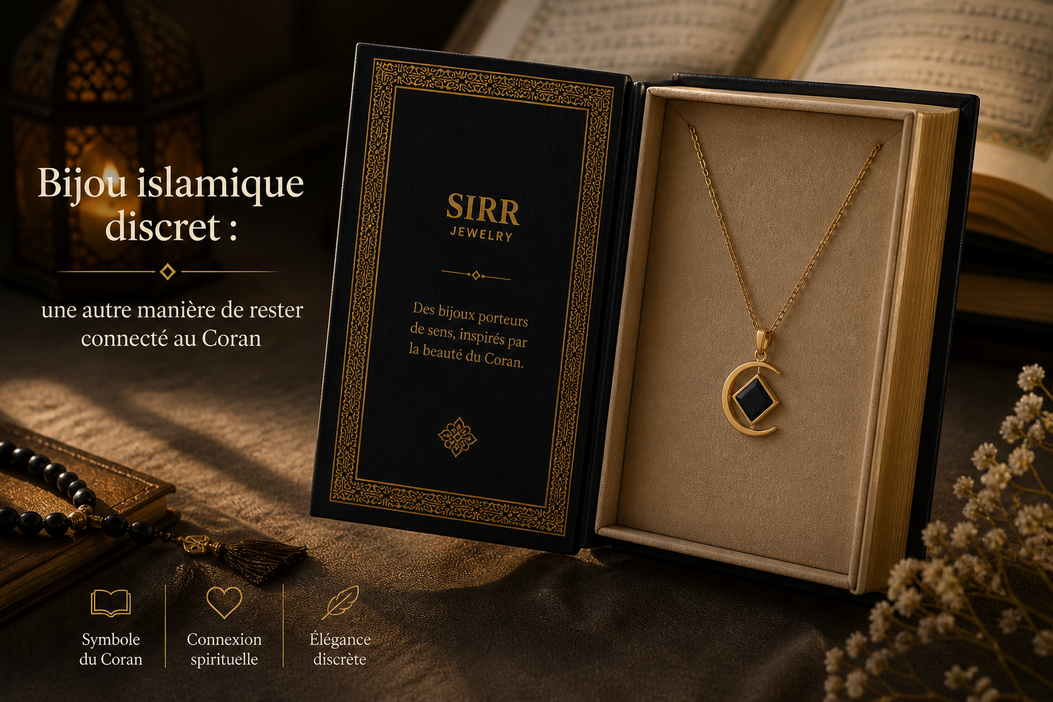 Bijou islamique discret : une autre manière de rester connecté au Coran