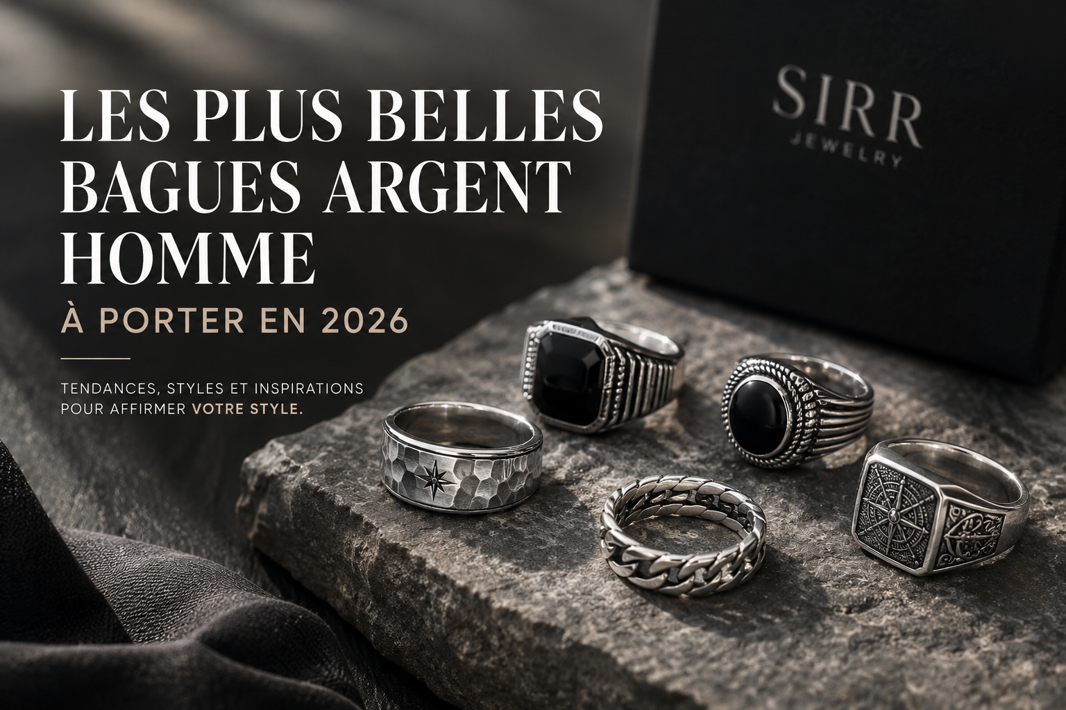 Les Plus Belles Bagues Argent Homme à Porter en 2026