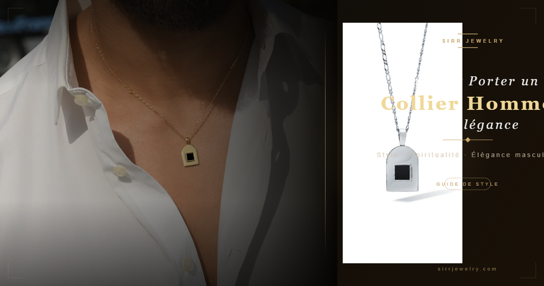 collier homme