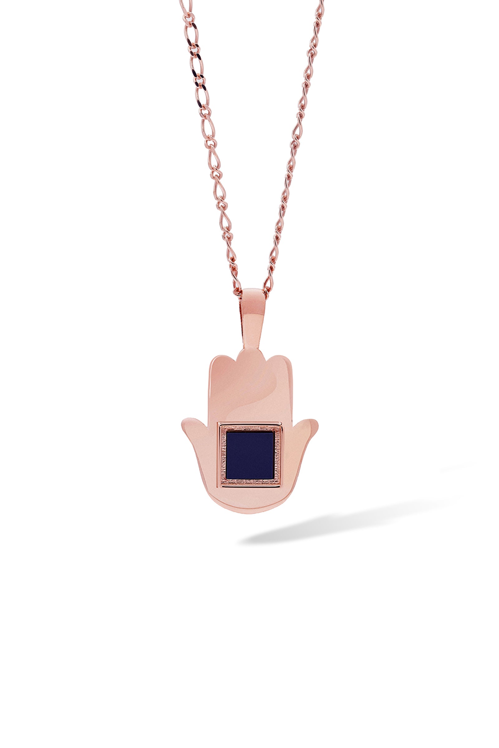 Homme Sirr Main de Fatima Collier rose gold
