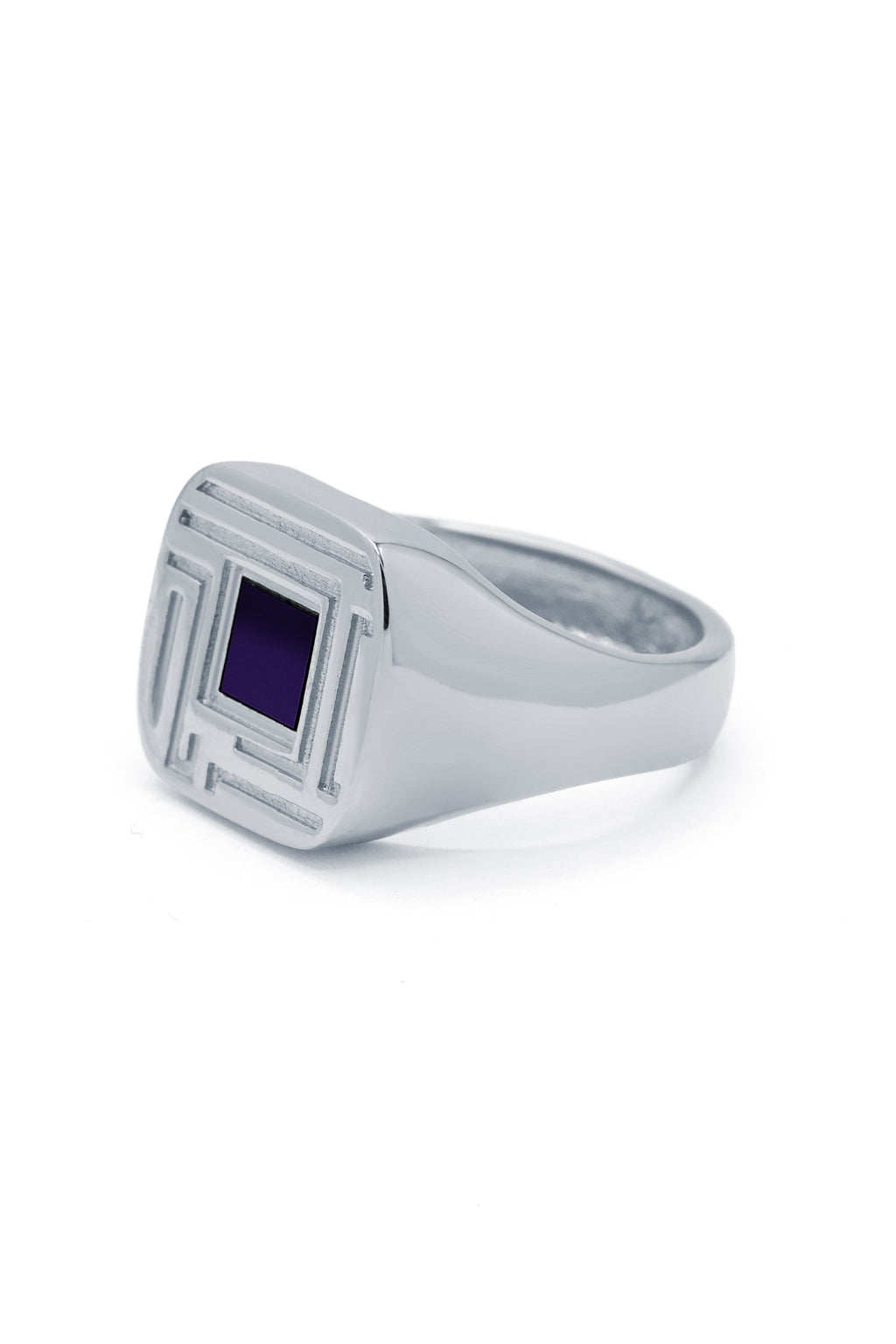 Homme Sirr Bague Chevalière silver3