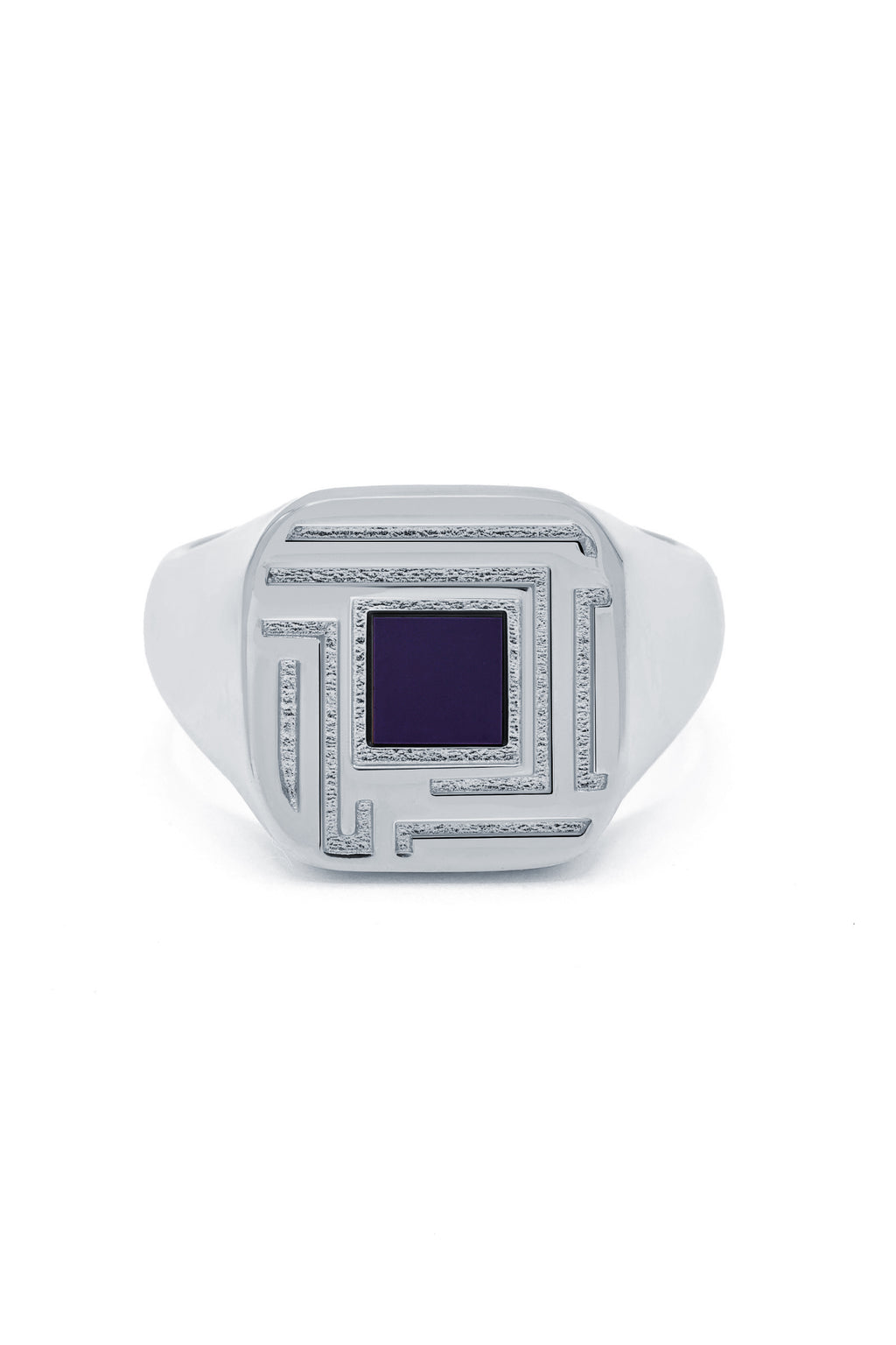 Homme Sirr Bague Chevalière silver