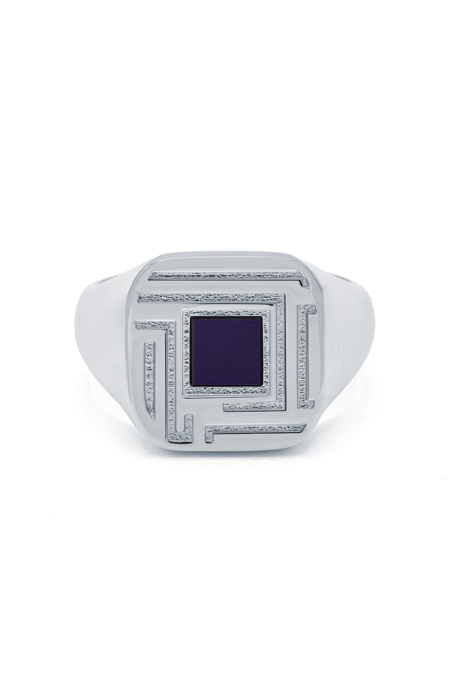 Homme Sirr Bague Chevalière silver