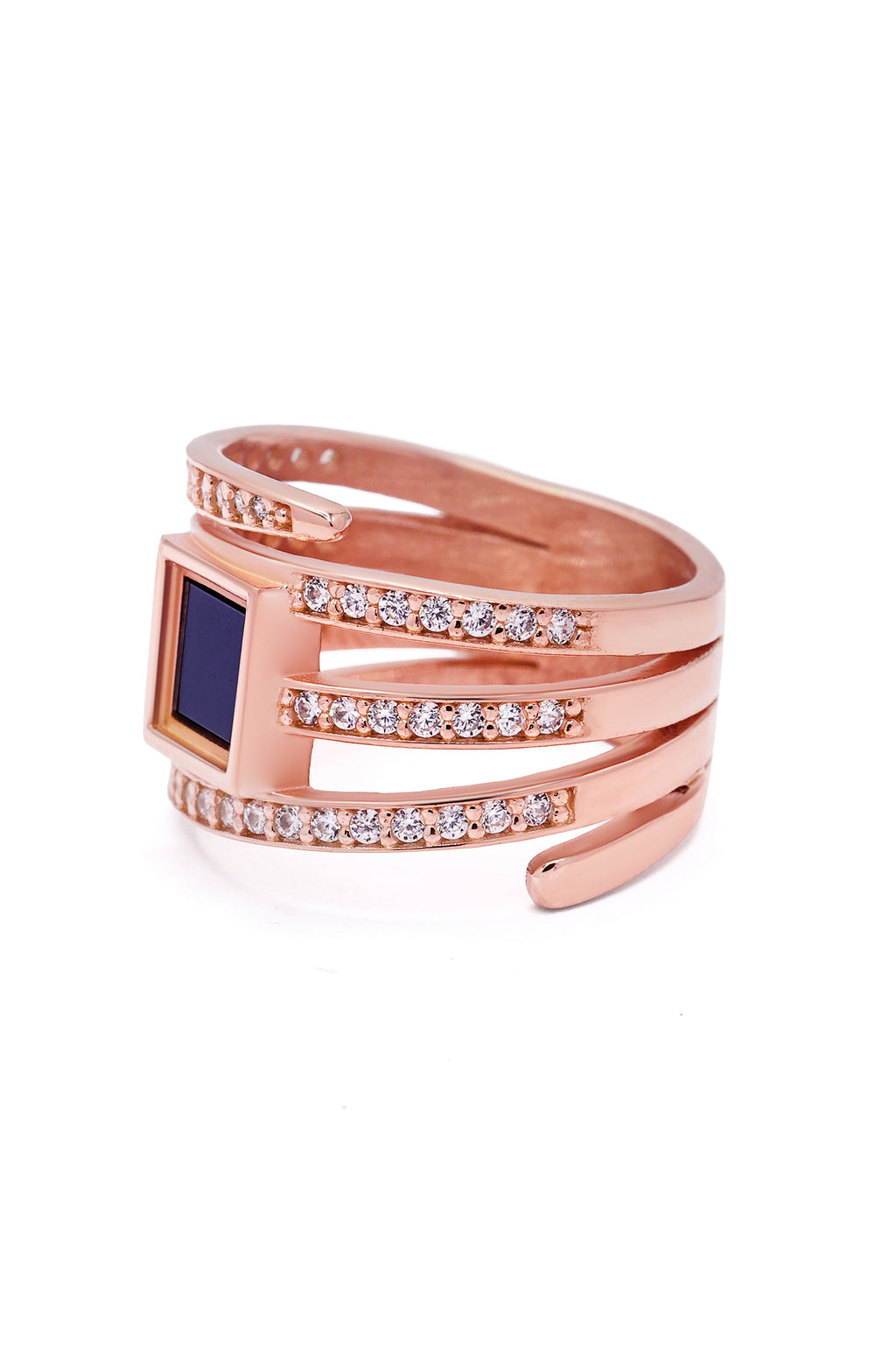 Femme Sirr Bague Amira Avec Zircons