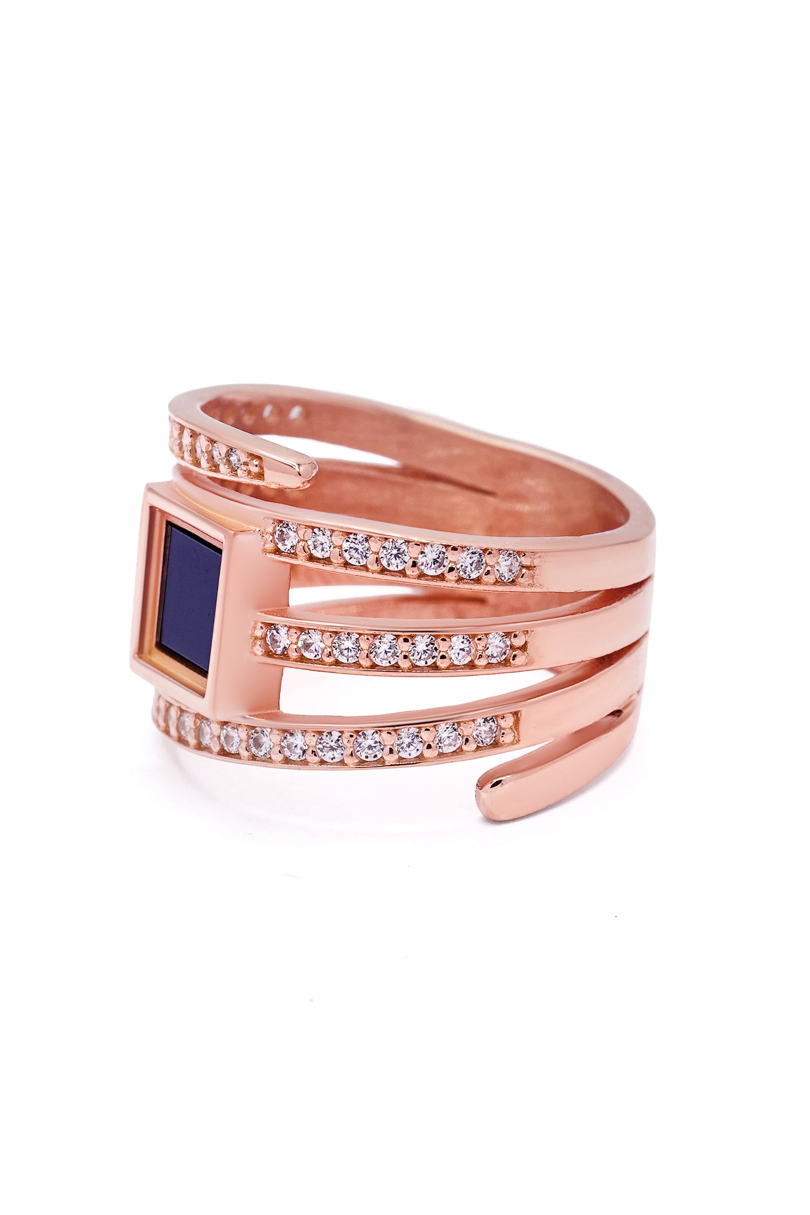 Femme Sirr Bague Amira Avec Zircons