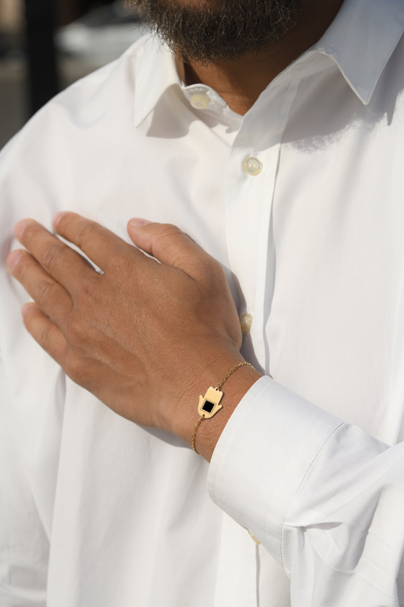 Homme Sirr Main de Fatima Bracelet
