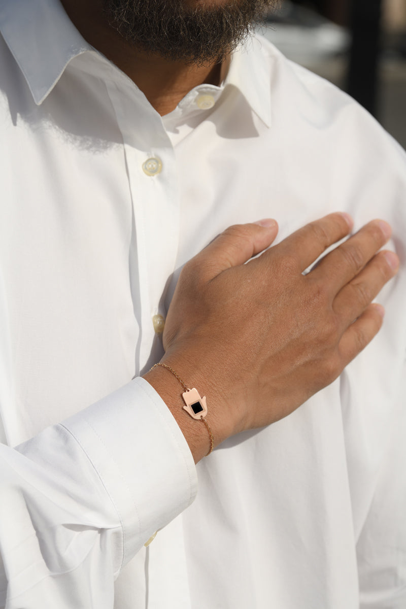 Homme Sirr Main de Fatima Bracelet