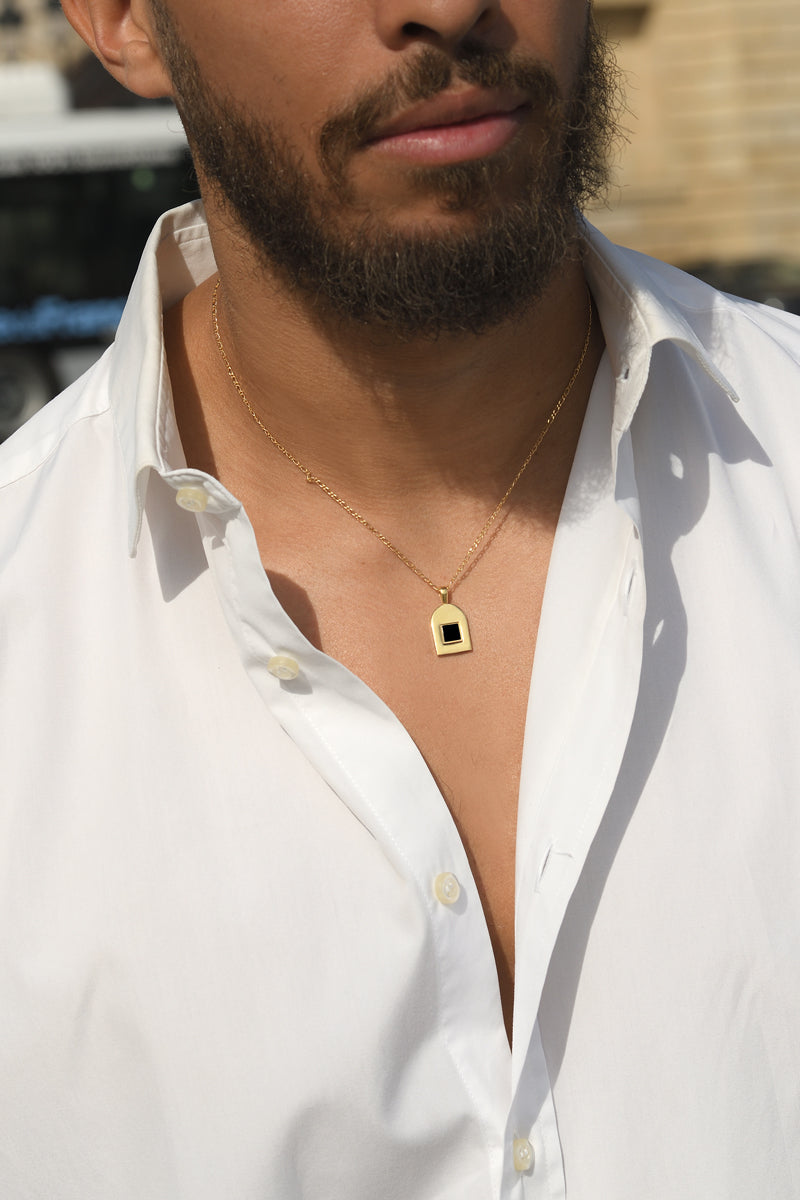 Homme Sirr Mihrab Collier